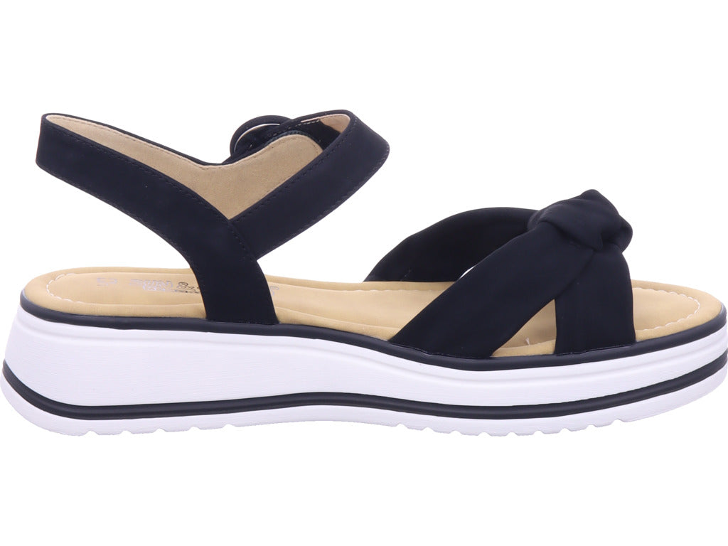 Shoe-world Damen Sandalette  in schwarz