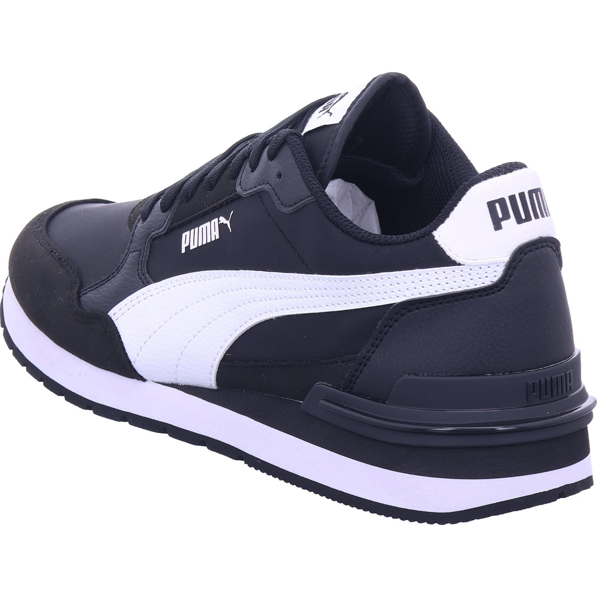 Puma Herren Halbschuh St Runner V4Nl in schwarz