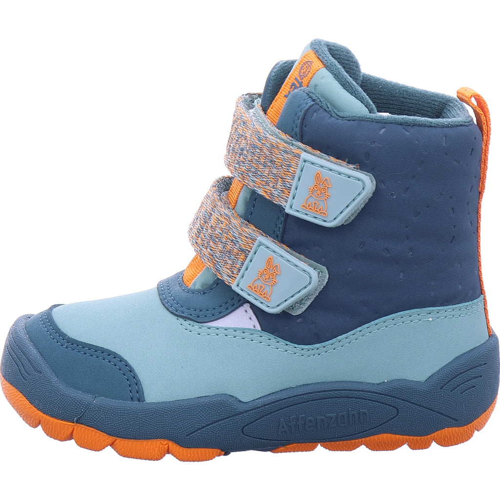 Affenzahn Jungen Winterstiefel Bunny in grün