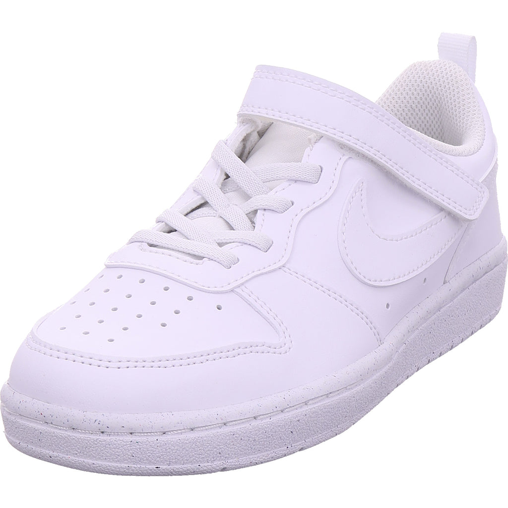 Nike Jungen Halbschuh Court Borough Low Recraft in weiß