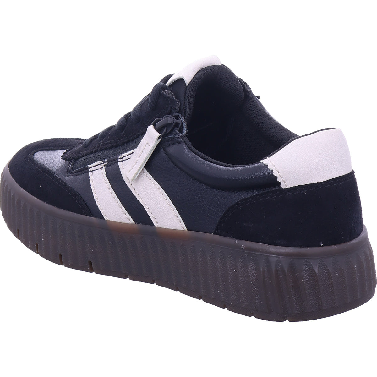 Tamaris Comfort Damen Sneaker  in schwarz