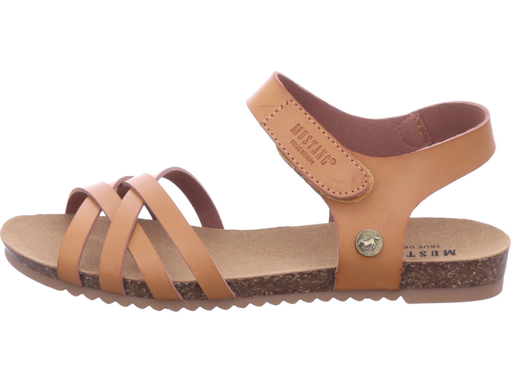 Mustang Mädchen Sandalette  in braun