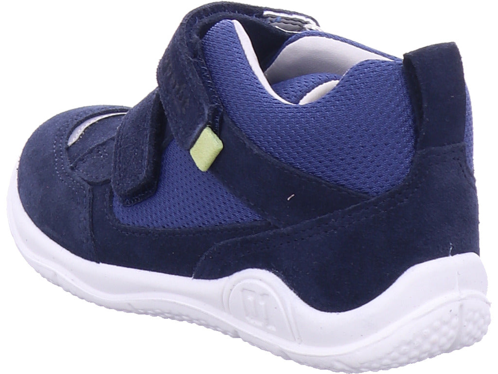 Superfit Jungen Halbschuh Stiefelette Leder \ Universe in blau