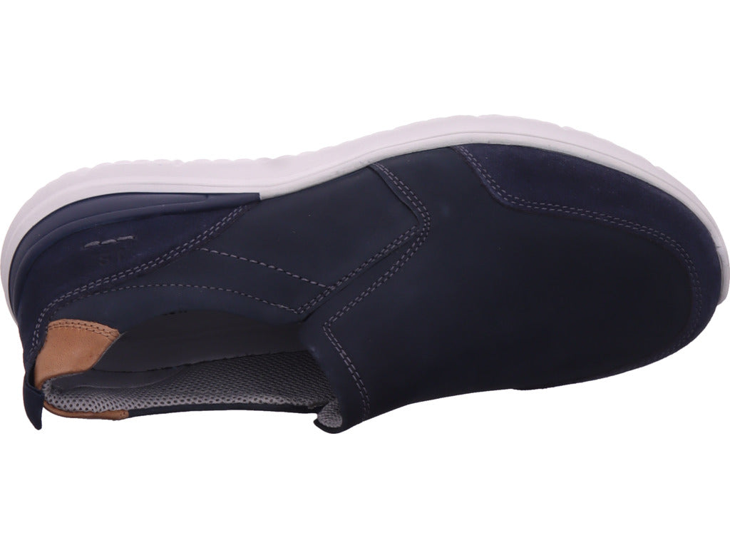Josef Seibel Herren Slipper Wales 04 in dunkel-blau