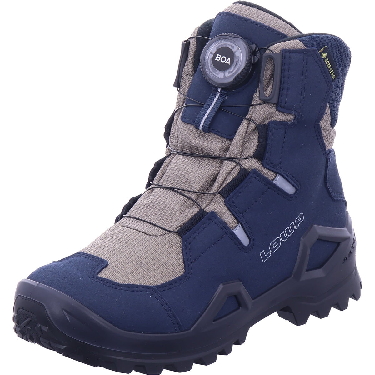 lowa Jungen Moonboots Milo Evo Gtx Hi Boa Jr in blau