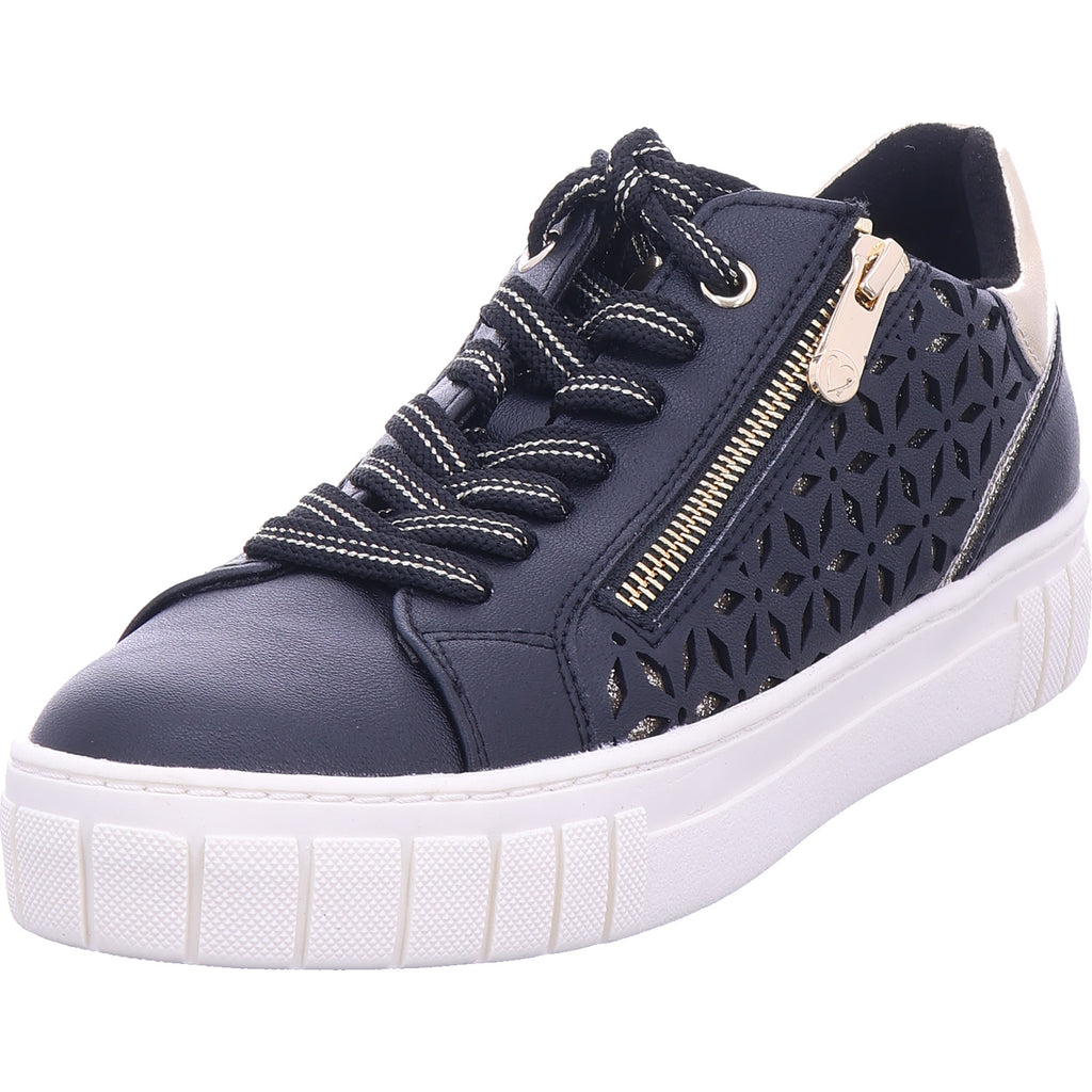 Marco Tozzi Damen Sneaker  in schwarz