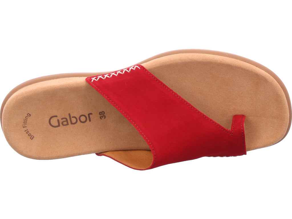 Gabor Damen Pantolette  in rot