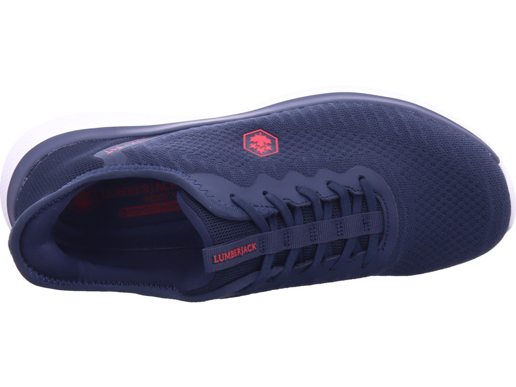 lumberjack women's low-top shoe in blue