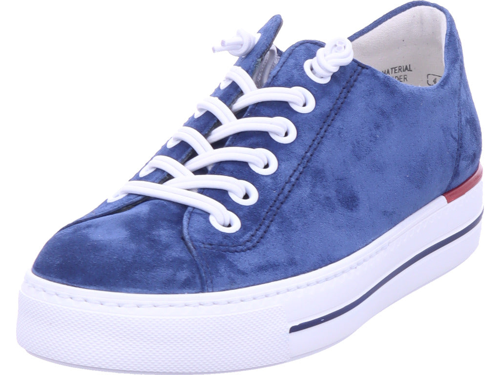 Paul Green Damen Sneaker Blau in weiß