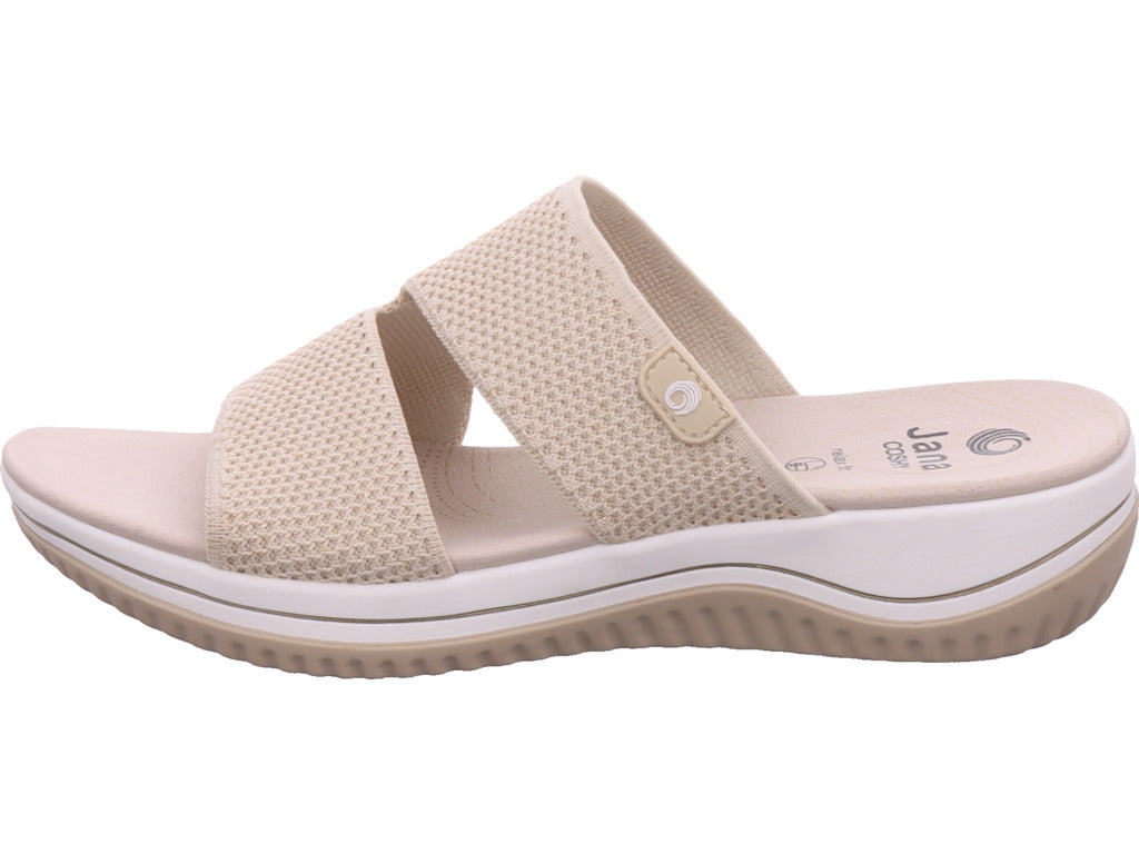 Jana Damen Pantolette M2727043 in beige