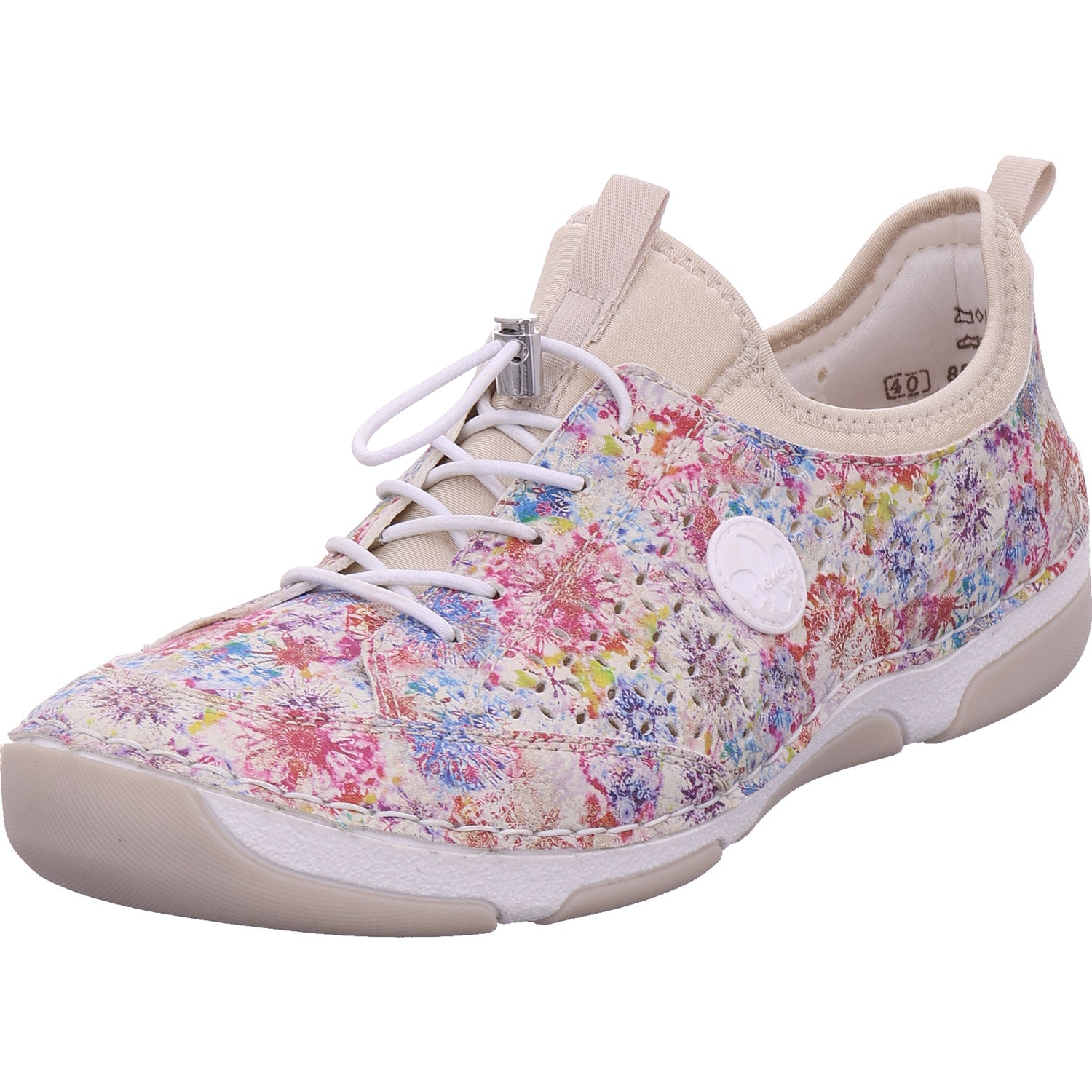Rieker Damen Slipper  in weiß