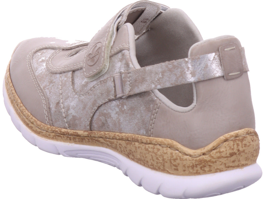 Rieker Women's Slipper Fsk Women's Slip-On Shoes in grey