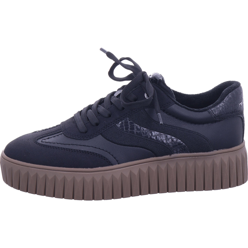 Marco Tozzi Damen Sneaker  in schwarz