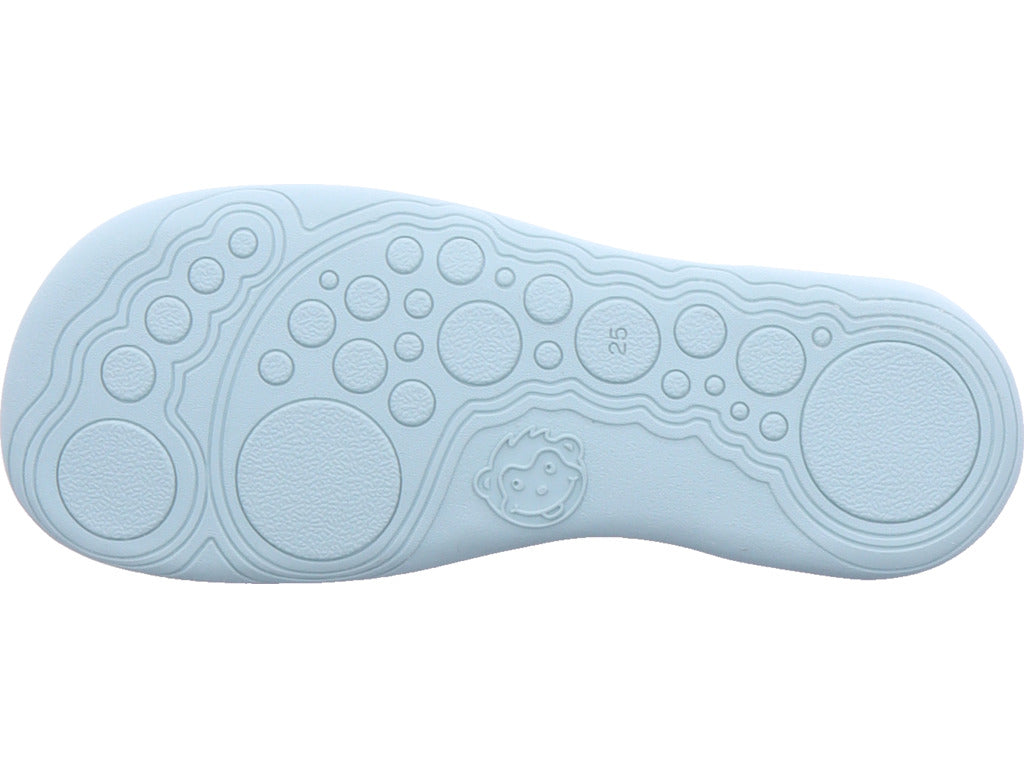 Affenzahn Jungen  Hausschuh Knit Flinky Hai in blau