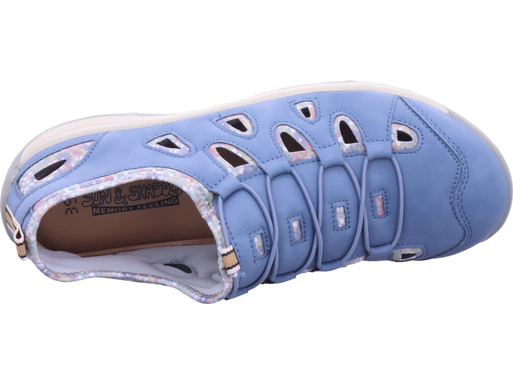 Shoe-world Women's Blue Slippers in Blue