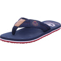 Tommy Hilfiger Pánské plážové pantofle Patch Hilfiger Beach Sandal v modré barvě