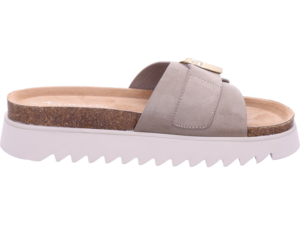 Tamaris Damen Pantolette  in beige