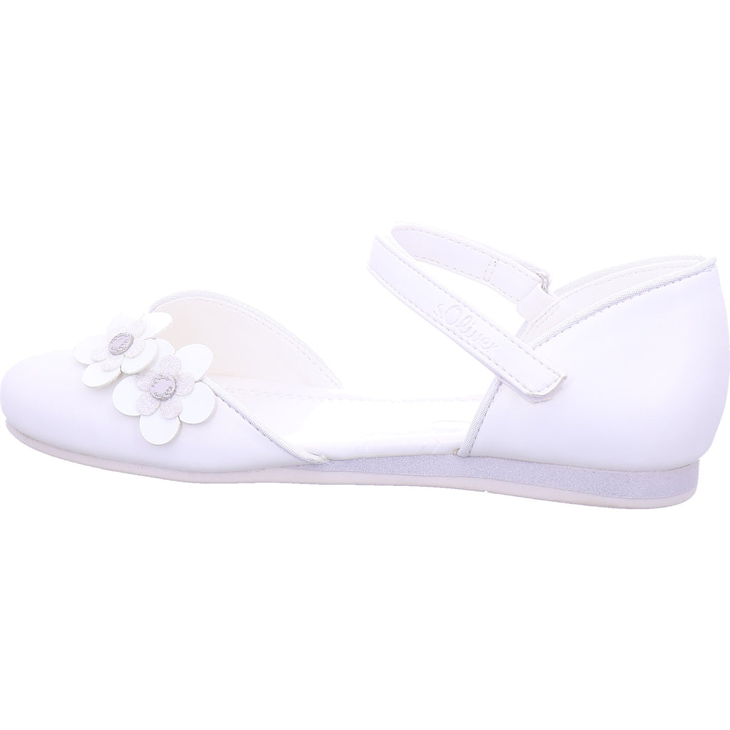 s.Oliver Mädchen Ballerina  in weiß