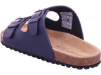 Indigo Jungen Pantolette Tieffussbett Pantoletten in blau