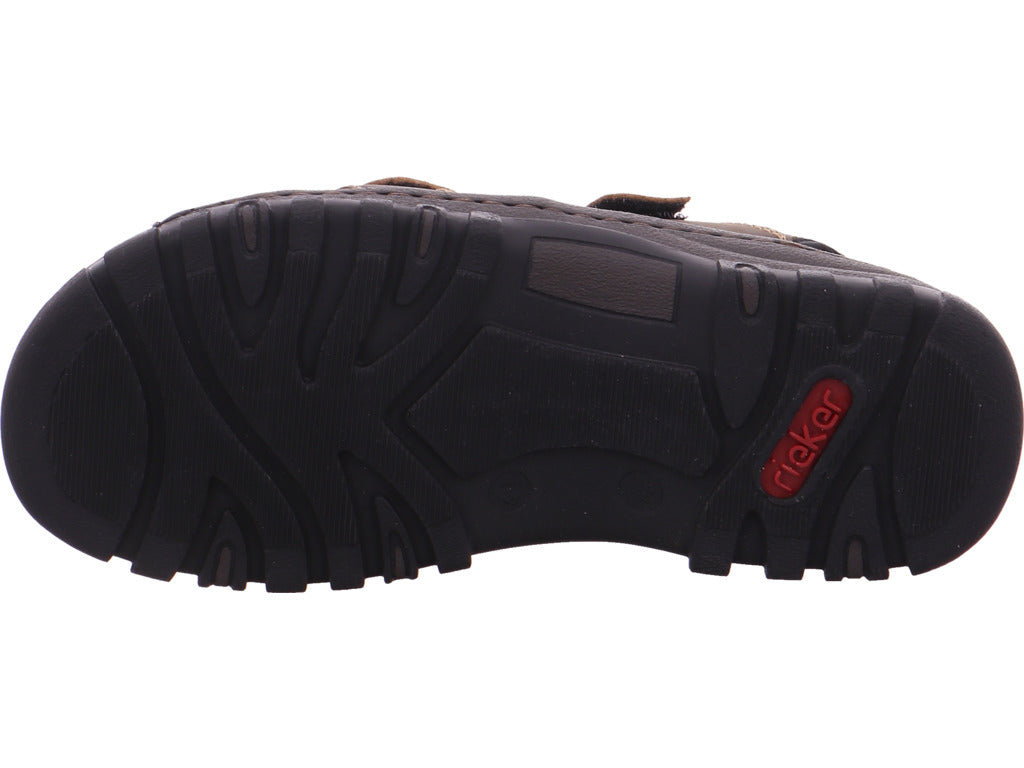 Pánské sandály Rieker v hnědé barvě