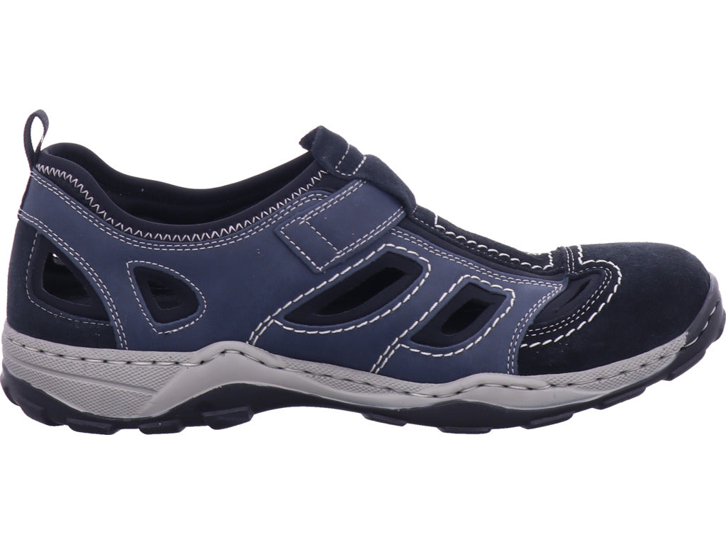 Rieker Herren Slipper  in blau