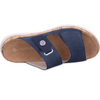 Rieker Damen Pantolette  in blau