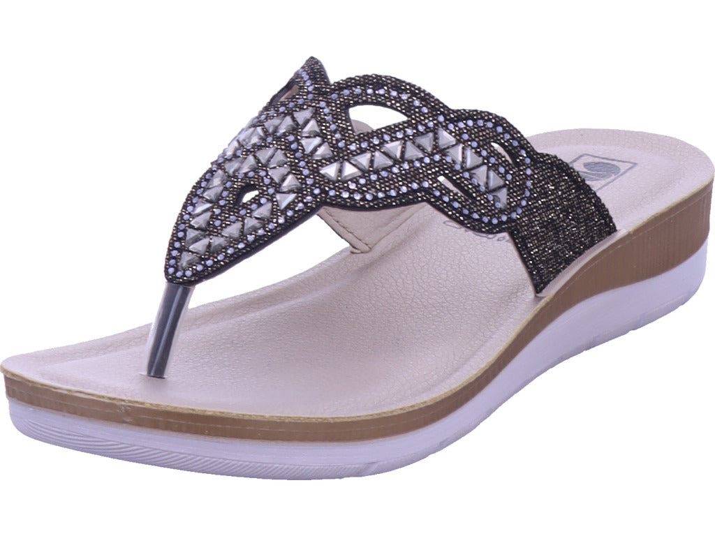 Inblu Damen Pantolette  in schwarz