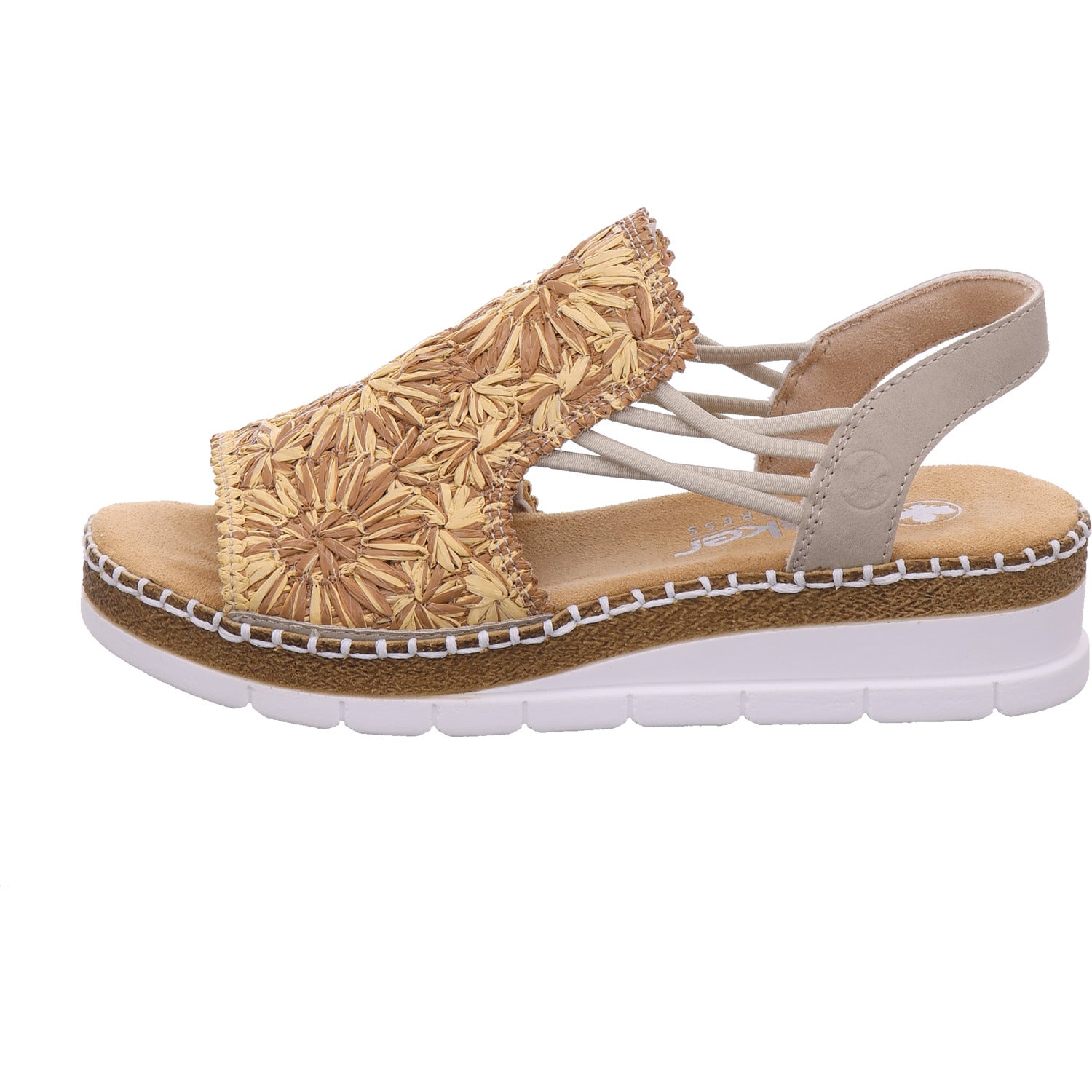 Rieker Damen Sandale  in beige