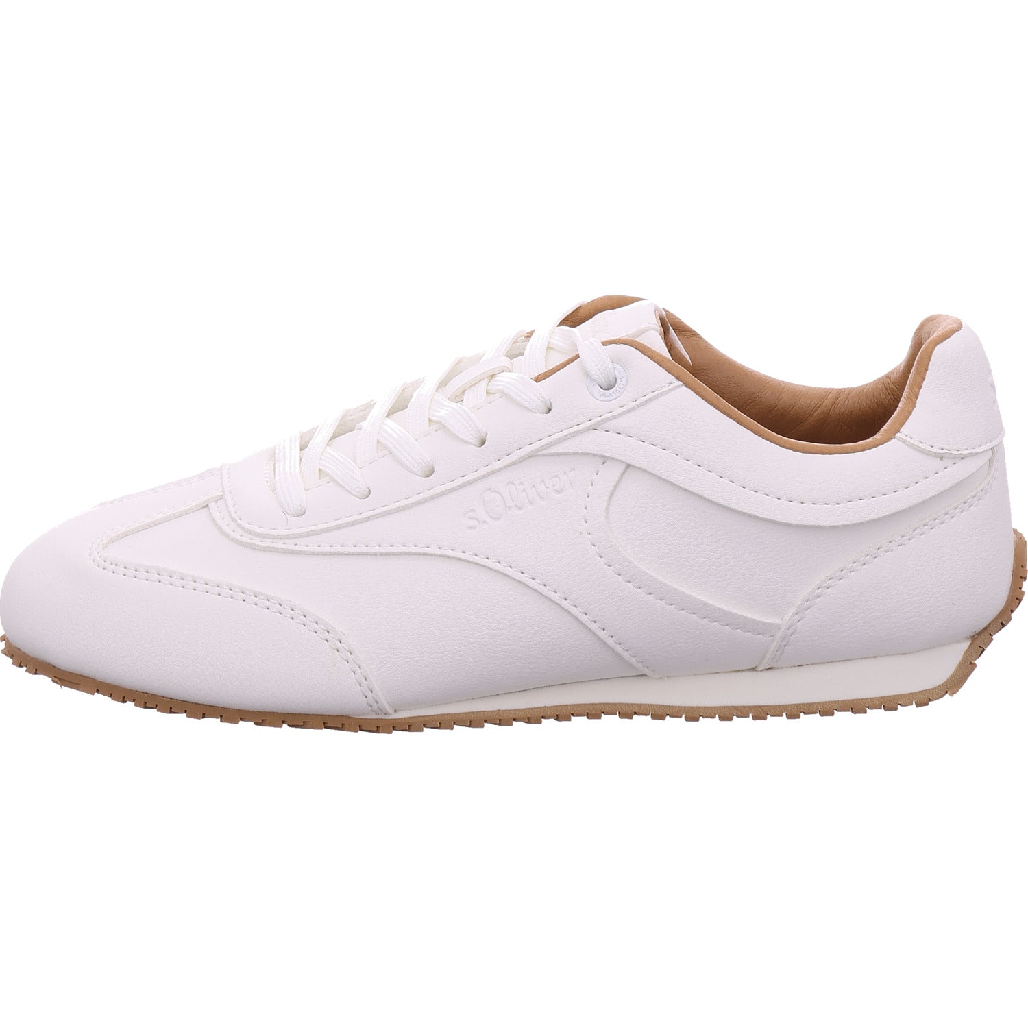 s.Oliver women's sneakers in white
