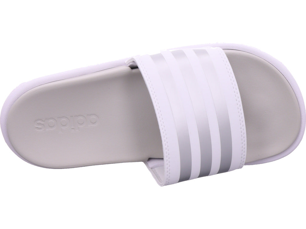 Adidas Damen Badeschuh Adidas Adilette Platform in weiß