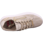 s.Oliver women's sneakers in gold