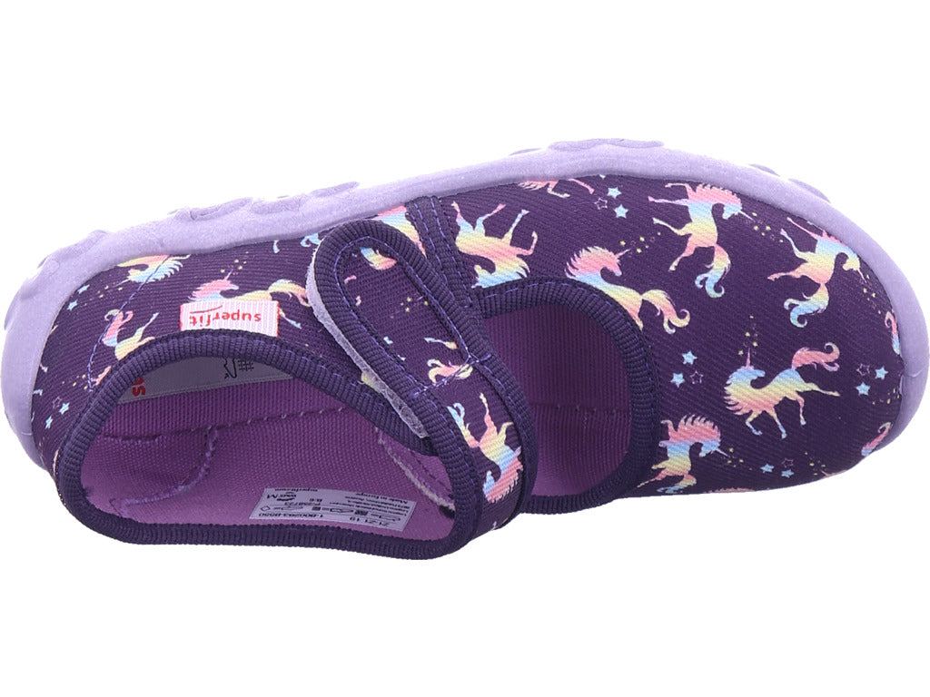 Superfit Mädchen  Hausschuh Textil \ Bonny in lila