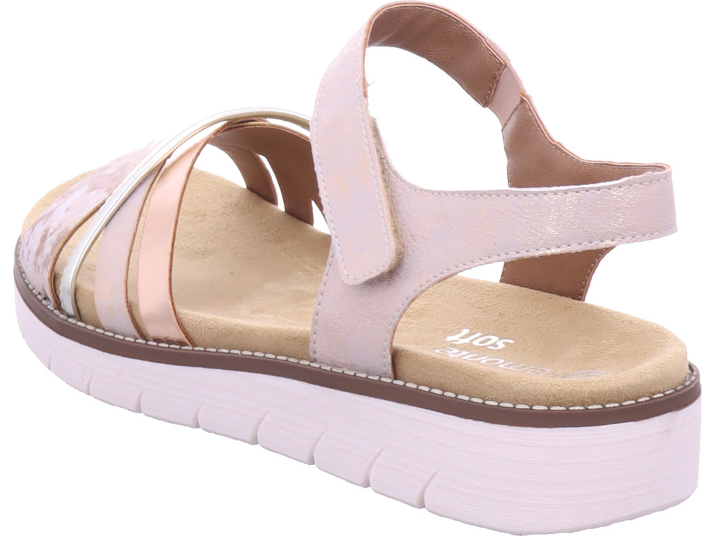 Remonte Damen Pantolette Remonte Sandale in rose