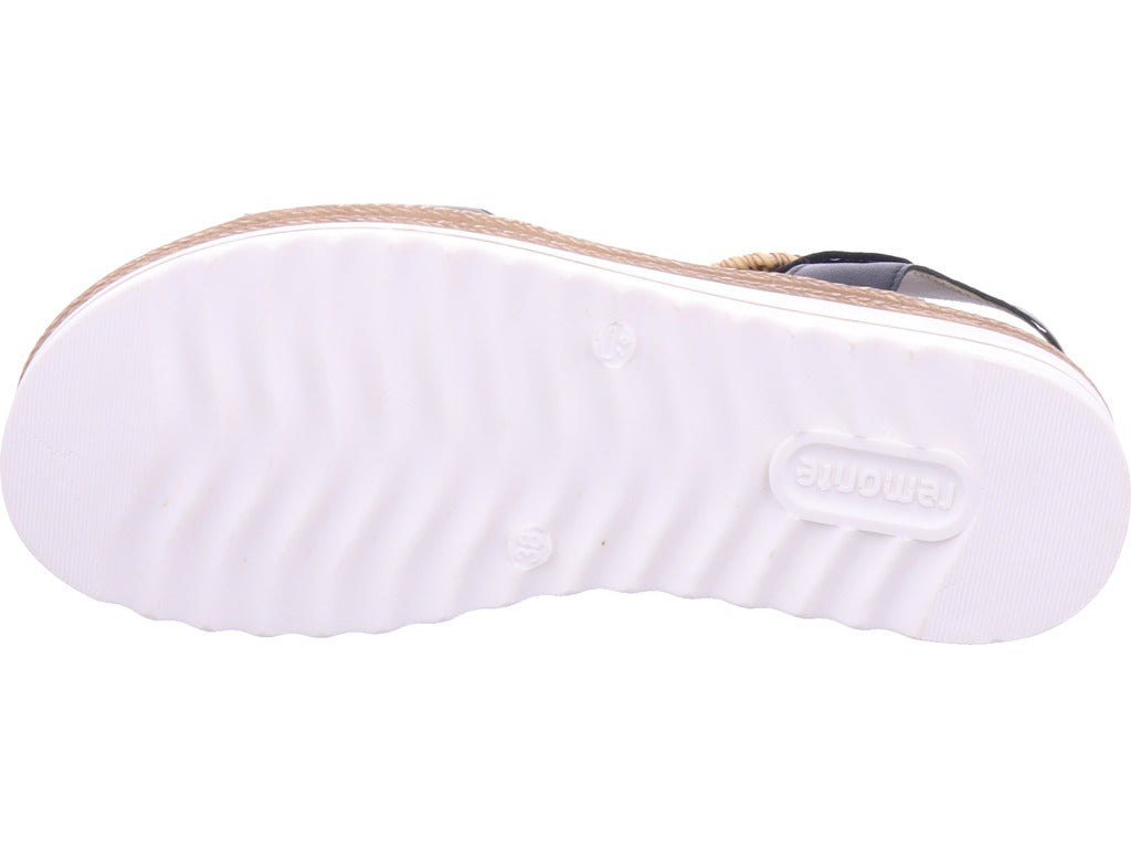 Remonte Damen Pantolette Remonte Sandale in schwarz