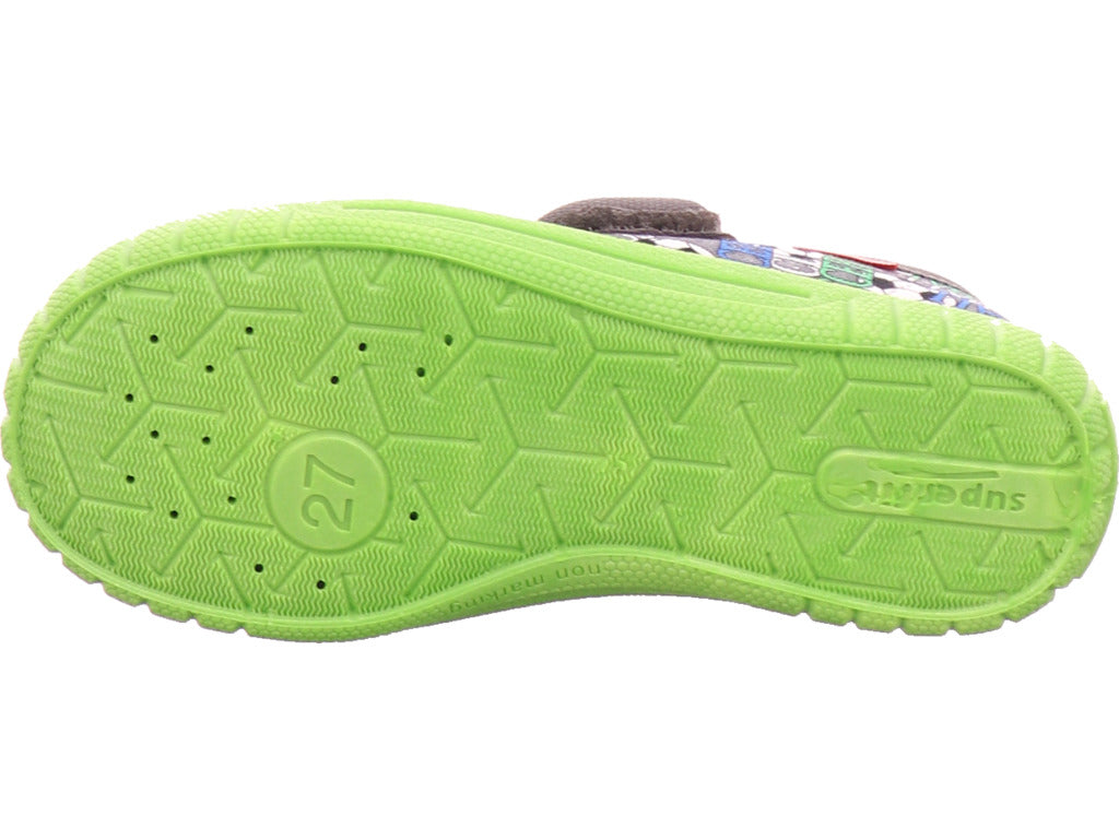Superfit Boys' Slipper Bill in Grey