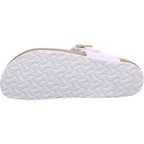 Birkenstock Damen Pantolette Gizeh Flowers in weiß