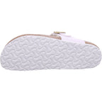 Birkenstock Women's Mule Gizeh Flowers in white