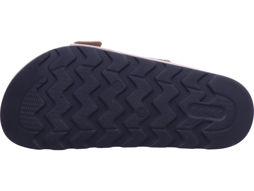 Rieker Herren Pantolette Extra Weit in beige