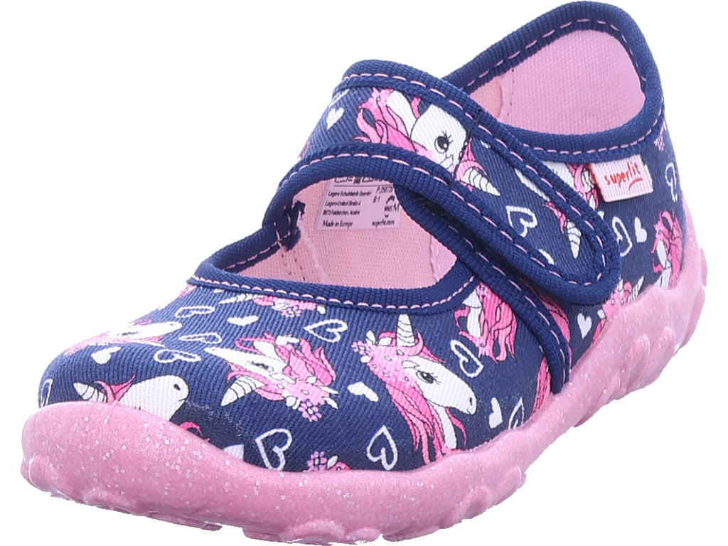 Dívčí textilní pantofle Legero \ Bonny v modré barvě