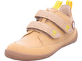 Affenzahn Jungen Halbschuh Barfußschuh Leder Buddy Tiger in beige