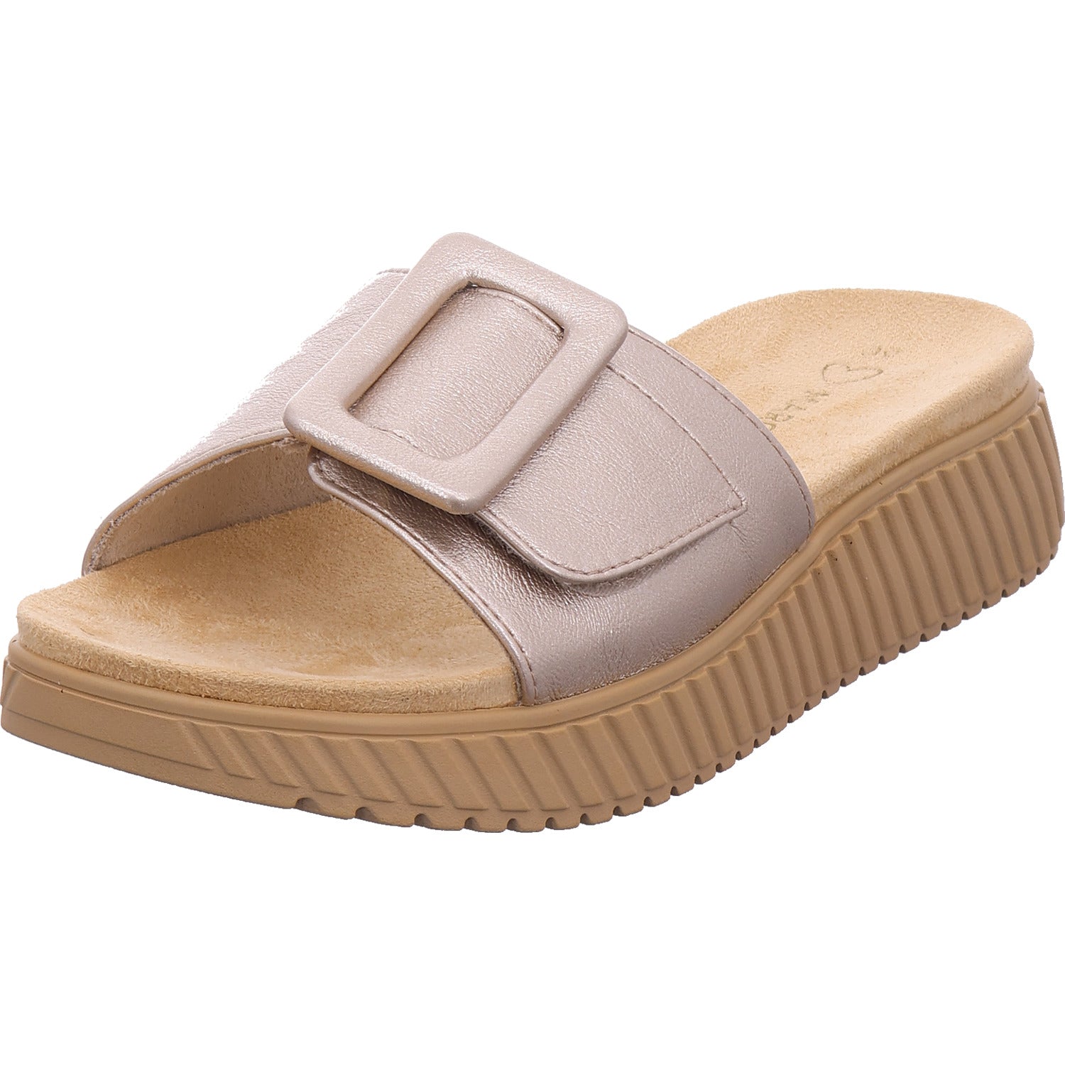 Marco Tozzi Damen Pantolette  in platin