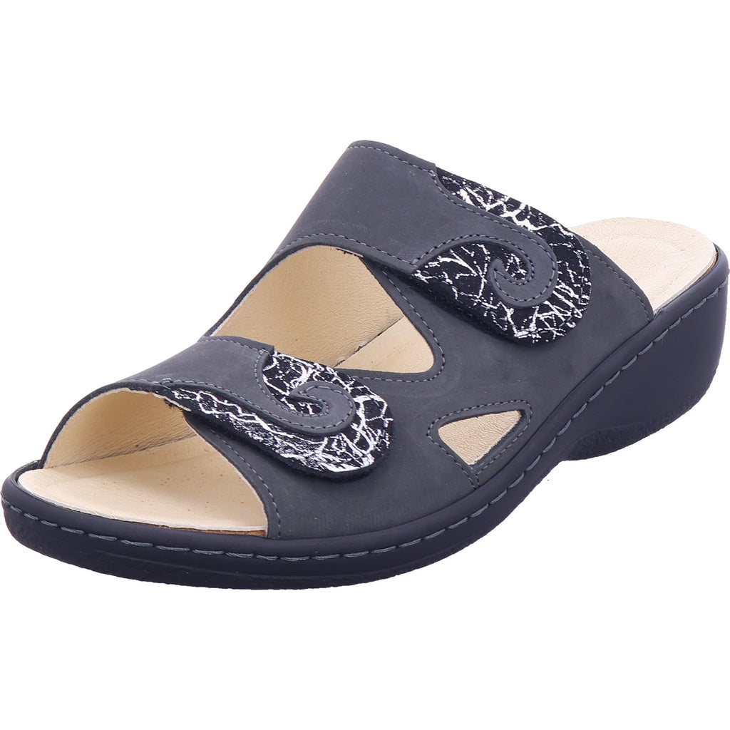 Portina Damen Pantolette  in grau