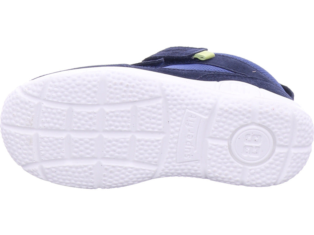 Superfit Jungen Halbschuh Stiefelette Leder \ Universe in blau