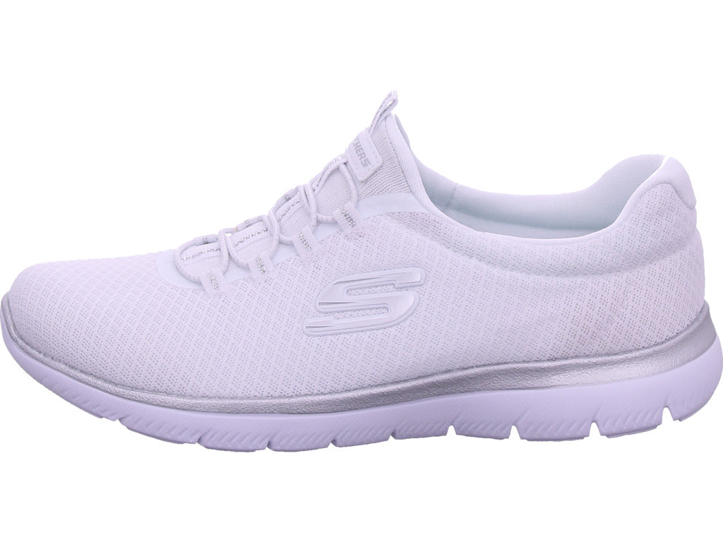 SKECHERS Damen Slipper Summits in weiß