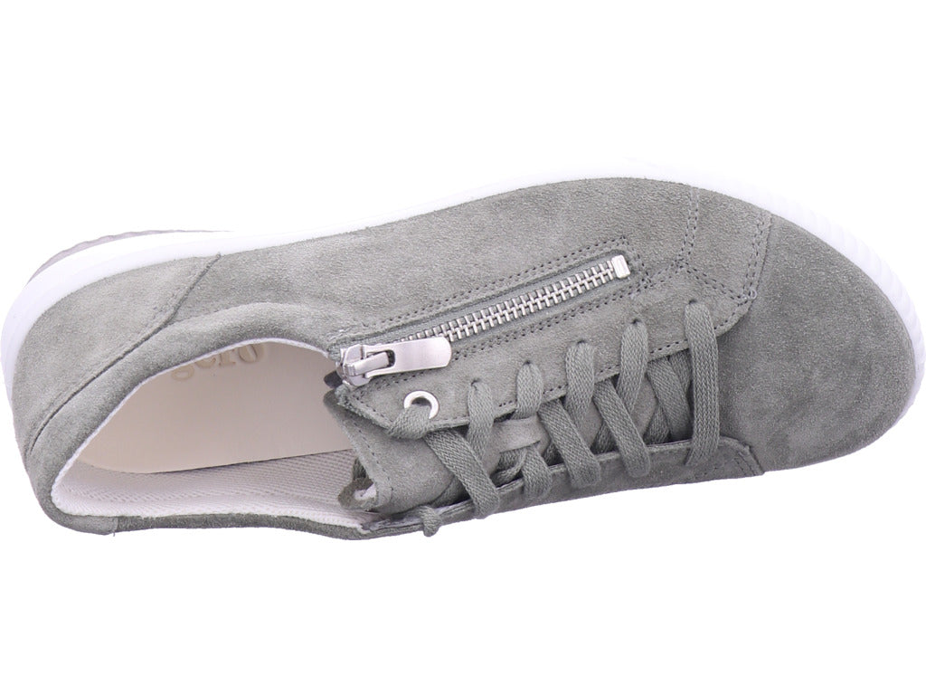 Legero Women's Leather Sneakers, Tanaro 5.0 in Green