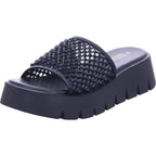 Marco Tozzi Damen Pantolette  in schwarz