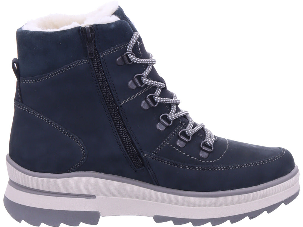 Remonte Damen Winterstiefel Remonte Stiefelette in blau