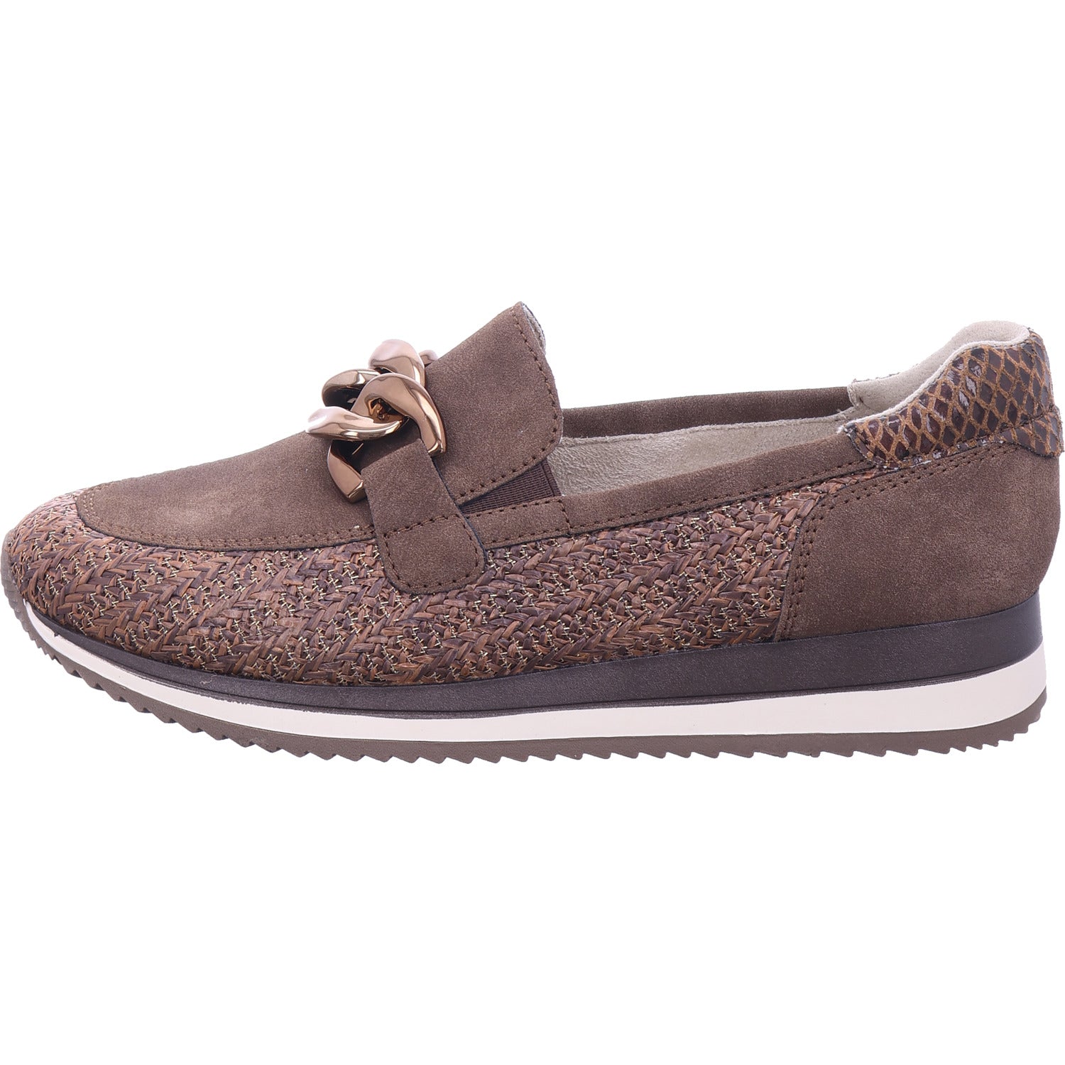 Jana Damen Slipper  in braun