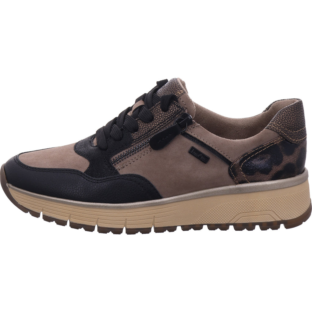 Jana Damen Sneaker  in sand-taupe