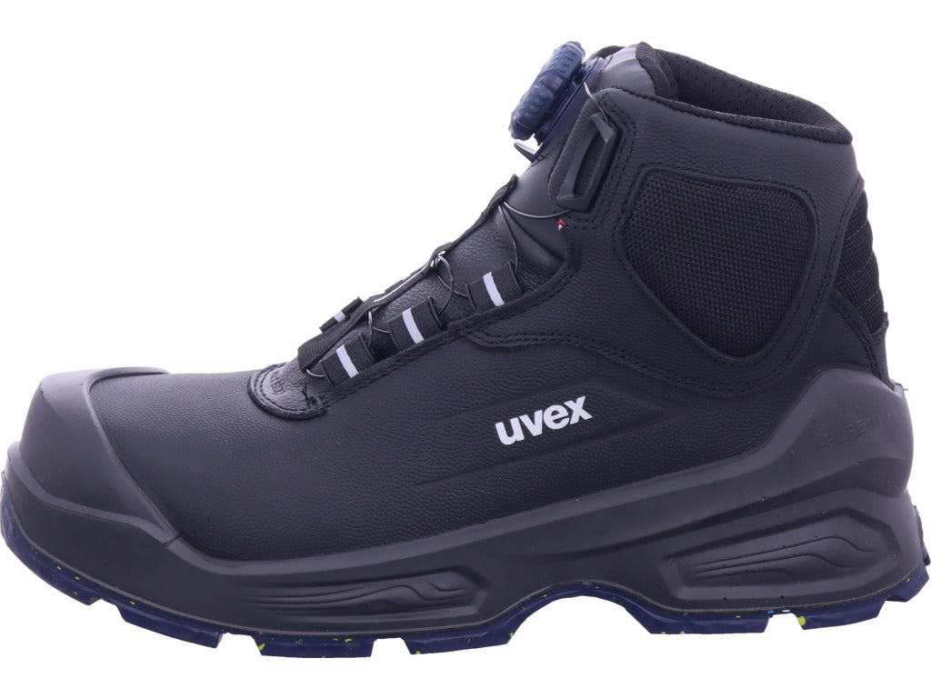 Uvex pánské holínky 8642 Sw Boa S3S Pu/Gu W11 v černé barvě